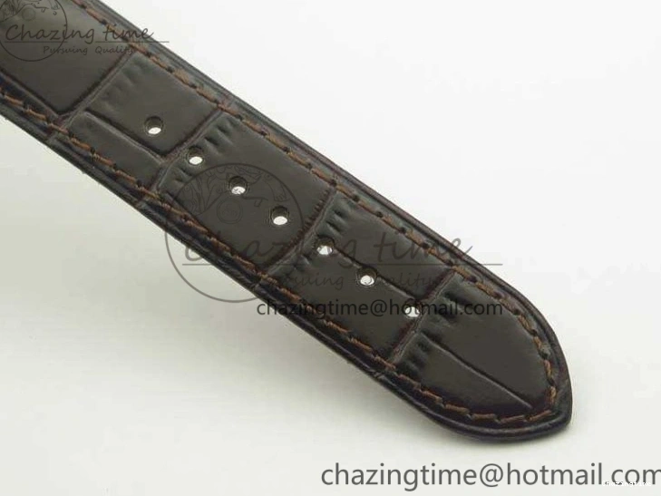 0107 De Ville Prestige Real Power Reserve SS TW 1:1 Best Edition White Dial RG Markers On Leather Strap A Thermal 8089